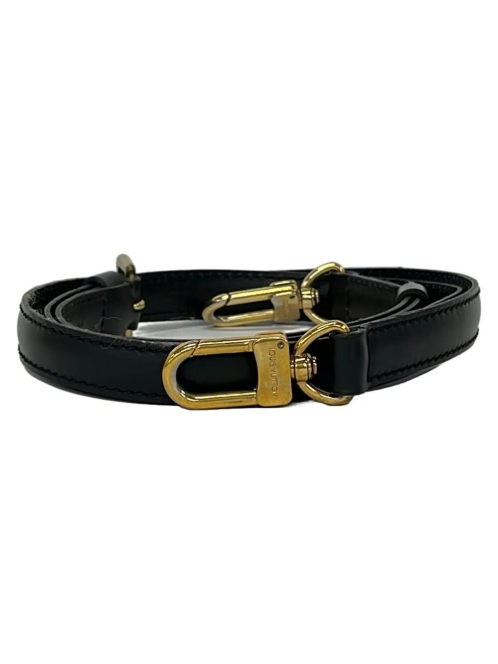 Louis Vuitton Shoulder Strap Epi Bandouliere Optional Noir Leather